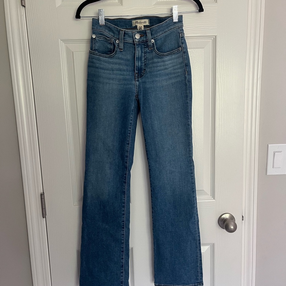 Madewell Blue Flare Leg Jeans